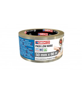 Nastro DA PACCHI GEKO TRASPARENTE MM 50x66 M conf. da 6 pz.