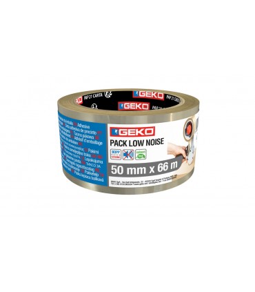 Nastro DA PACCHI GEKO TRASPARENTE MM 50x66 M conf. da 6 pz.