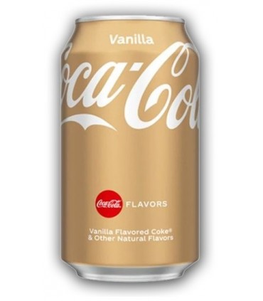 COCA COLA AL GUSTO vaniglia LATTINA DA 330ml CARTONE DA 12 PZ.