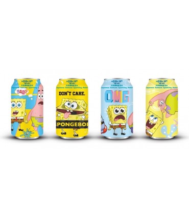 HIGH UP SPONGEBOB BEVANDA FRIZZANTE AL Gusto RAMUNE CLASSICO LATTINA DA 330ML 1PZ