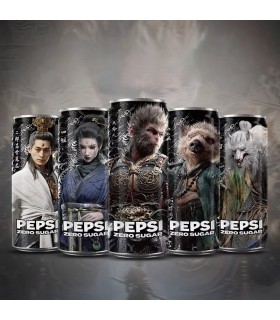 PEPSI COLA ZERO ZUCCHERI EDIZIONE limitata CINESE Wukong LATTINA DA 330ML CONF. DA 12PZ