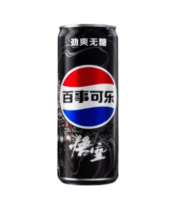 PEPSI COLA ZERO ZUCCHERI EDIZIONE limitata CINESE Wukong LATTINA DA 330ML CONF. DA 12PZ (SCADENZA 04/12/2025)
