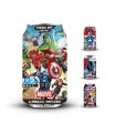 BEVANDA HIGH UP MARVEL FRIZZANTE AL GUSTO LIMONE CAPITAN AMERICA LATTINA DA 330ML 1 pz.