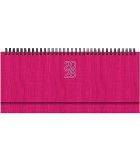 Planning da Tavolo Settimanale 2026 mis.29.8x10.5 Mod. Vertigo DISPONIBILE IN 2 COLORI(rosso-BLU)