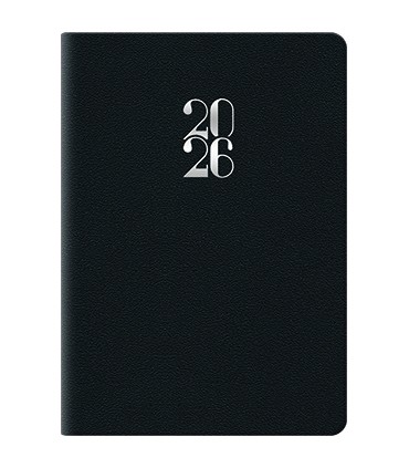 Agenda Bigiornaliera 2026 mis.7x10 Mod. Gommato DISPONIBILE IN 3 COLORI (NERO-ROSSO-BLU)
