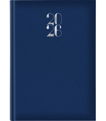 Agenda SETTIMANALE 2026 mis.17x24 Mod. Gommato disponibile in 3 COLORI (NERO-ROSSO-blu)