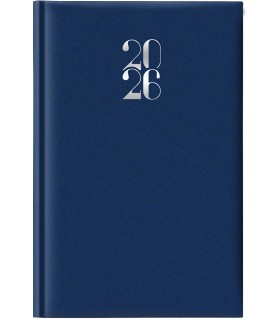 Agenda Giornaliera 2026 mis.11x16.5 Mod. Gommato disponibile in  colori (VERDE-BLU-ROSSO)