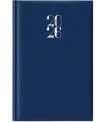 Agenda Giornaliera 2026 mis.11x16.5 Mod. Gommato disponibile in  colori (VERDE-BLU-ROSSO)