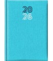 Agenda Giornaliera 2026 mis.14.5x20.5 Mod. CARIBE disponibile in 2 colori (TURCHESE-BLU)