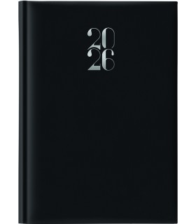 Agenda Giornaliera 2026 mis.14.5x20.5 Mod. Gommato disponibile in 4 colori (ROSSO-VERDE-BLU-NERO)