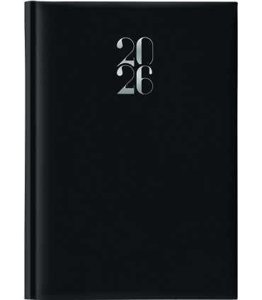 Agenda Giornaliera 2026 mis.14.5x20.5 Mod. Gommato disponibile in 4 colori (ROSSO-VERDE-BLU-NERO)
