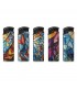 Accendino Elettronico ATOMIC Turbo X1 conf. 25 pz. assortito con 5 fantasie