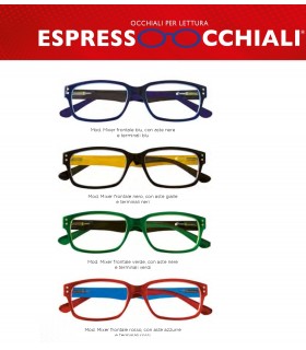 Ricarica Occhiali da Lettura ESPRESSO OCCHIALI MOD.MIXER da 4 pz. Diottria + 2.00