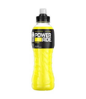 BEVANDA isotonica Powerade citrus sport drink,soluzione di carboidrati e elettroliti bottiglia DA 500ML conf.6 PZ