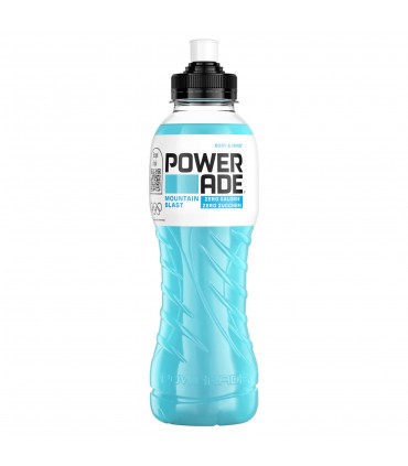 BEVANDA isotonica Powerade Mountain Blast Sport zero zuccheri,bottiglia DA 500ML conf.6 PZ