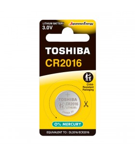 Pila TOSHIBA a bottone 2016 conf. da 10 blister da 1 pz.