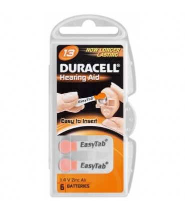 PILA DURACELL ACUSTICA 13   