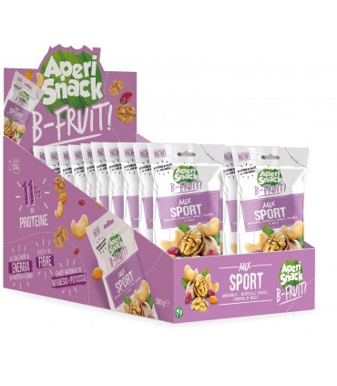MIX SPORT APERISNACK B-FRUIT BUSTINA 25g CONF. 20 PZ.
