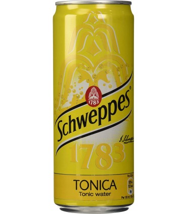 SCHWEPPES SAN BENEDETTO TONICA ORIGINAL LATTINA DA 330ml CARTONE DA 12 PZ.