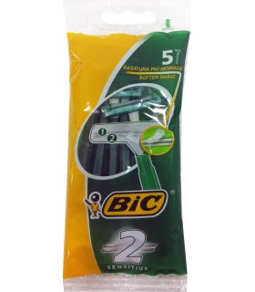 Rasoio Bic 2 Lame Sensitive da 5 pz.