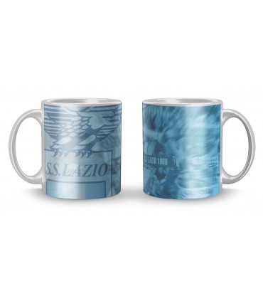 Tazza in Ceramica S.S. Lazio GRAFICA TIFOSI confezionata in scatola da regalo