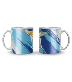 Tazza in Ceramica S.S. Lazio GRAFICA STRIPE confezionata in scatola da regalo