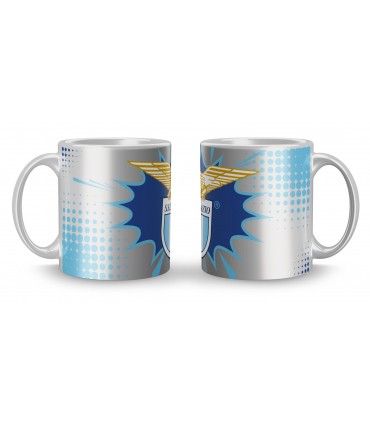 Tazza in Ceramica S.S. Lazio GRAFICA SPLASH confezionata in scatola da regalo