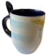 Tazza Ceramica in con cucchiaino S.S. Lazio