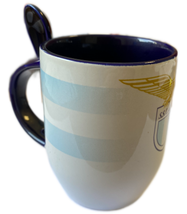 Tazza Ceramica in con cucchiaino S.S. Lazio