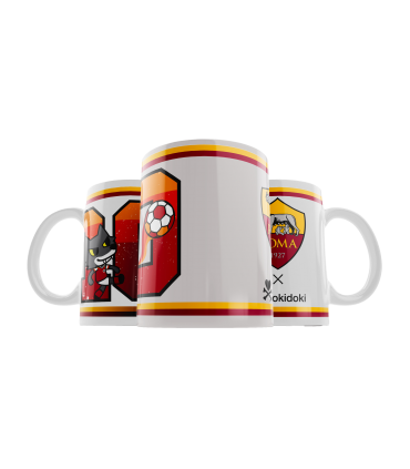 Tazza MUG 10 A.S. ROMA IN CERAMICA CONFEZIONATA IN SCATOLA DA REGALO