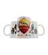 Tazza MUG FAMILY A.S. ROMA IN CERAMICA CONFEZIONATA IN SCATOLA DA REGALO
