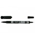 Pennarello Pilot Twin Marker doppia punta conf. da 10 pz. colore nero