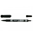 Pennarello Pilot Twin Marker con Doppia Punta Fine/Extra Fine colore Nero
