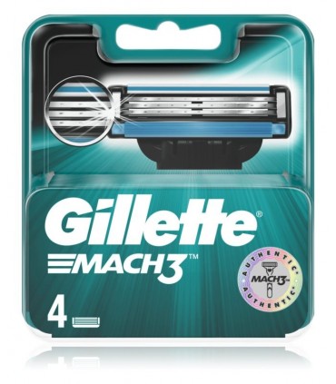 Ricambi Gillette Mach3 4 pz. 