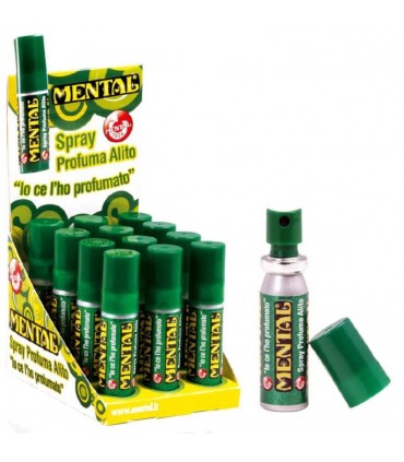 SPRAY MENTAL PROFUMA L'ALITO ALLA MENTA CONF. DA 12 PZ.