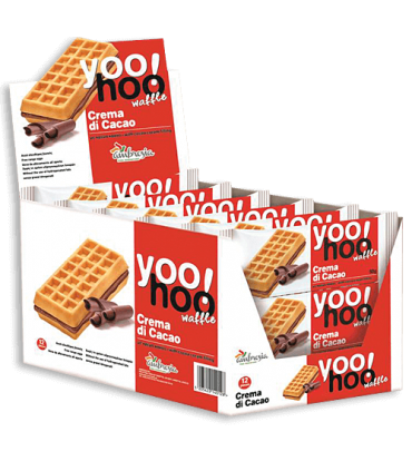 YOOHOO WAFFE CACAO CONF. DA 12 PZ.