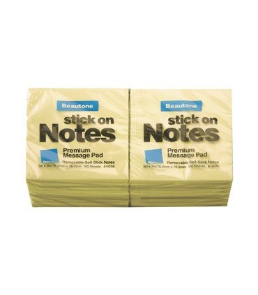 Memo Stick 76x76 giallo cong.12 pz.