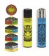 Accendino Clipper LARGE MAORI Expo Girevole da 192 PZ assortito con 16 grafiche