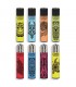 Accendino Clipper LARGE MAORI Expo Girevole da 192 PZ assortito con 16 grafiche