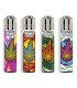 Accendino Clipper Large LEAFS EXPLOSION conf. 48 pz. assortiti con 4 grafiche