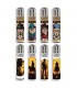 Accendino Clipper LARGE COWBOY LIFE Expo Girevole da 192 PZ assortito con 16 grafiche