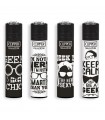 Accendino Clipper Large NERD SENTENCES conf. 48 pz. assortiti con 4 grafiche