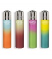 Accendino Clipper Large METALLIC GRADIENT 8 conf. 48 pz. assortiti con 4 grafiche