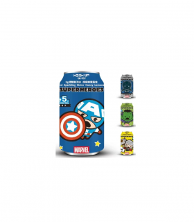 BEVANDA HIGH UP MARVEL FRIZZANTE AL GUSTO AL LIMONE E MIELE  SUPERHEROES LATTINA DA 330ML 1 pz.