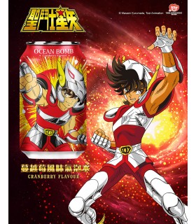 BEVANDA OCEAN BOMB PEGASUS SODA AL GUSTO MIRTILLO ROSSO LATTINA DA 330ML 1PZ
