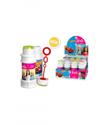 Bolle di Sapone Dulcop  barbie&hot wheels da 175ml conf. 16 pz.