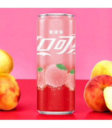 COCA COLA CINESE AL GUSTO PESCA LATTINA DA 330ml CARTONE DA 12 PZ.