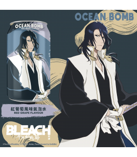 BEVANDA OCEAN BOMB BLEACH SODA AL GUSTO UVA ROSSA  LATTINA DA 330ML 1PZ