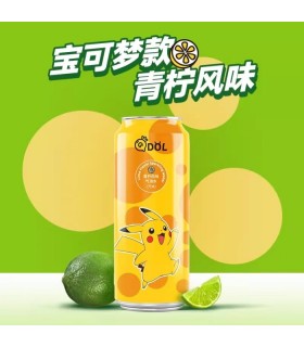 BEVANDA QDOL POKEMON SODA AL GUSTO LIMONE VERDE LATTINA DA 500ML 1PZ