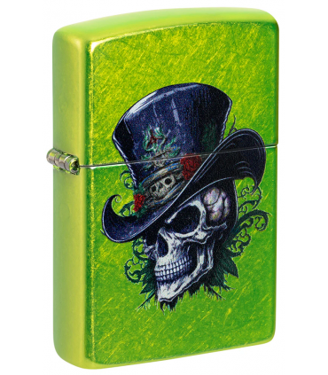 ZIPPO top hat skull